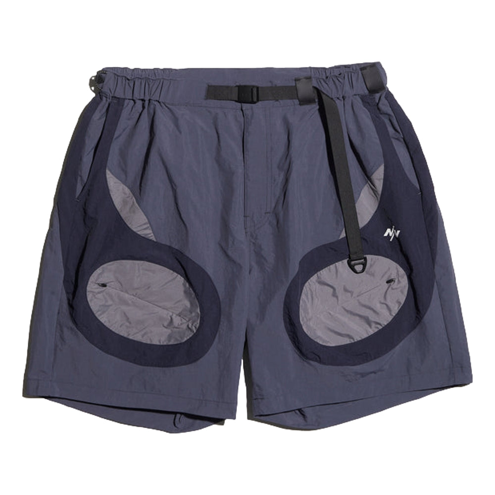 Nine Point NINE POINT NINE LAGOON TRANSPARENT POCKET SHORTS-DARK BLUE - Popcorn Store
