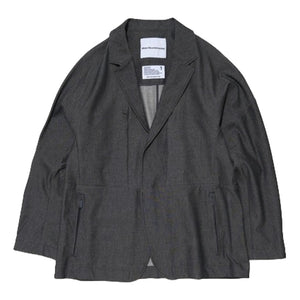 WHITE MOUNTAINEERING LAPEL JACKET-CHARCOAL