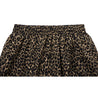 NEUTRAL SOCIETY LEOPARD A-LINE SKIRT-BLACK LEOPARD