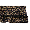 NEUTRAL SOCIETY LEOPARD A-LINE SKIRT-BLACK LEOPARD