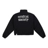 NEUTRAL SOCIETY LEOPARD REVERSIBLE JACKET-GREY LEOPARD