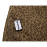 NEUTRAL SOCIETY LEOPARD ZIPPER TROUSERS-BROWN LEOPARD