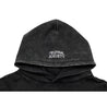 NEUTRAL SOCIETY LIFE IS A LIE SNOW WASH HOODIE-BLACK