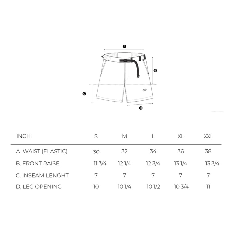 NINE POINT NINE LIGHT CURVE MESH SHORTS-IVORY