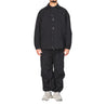 MEANSWHILE LIGHT MIL CLOTH SNOW PT-OFF BLACK
