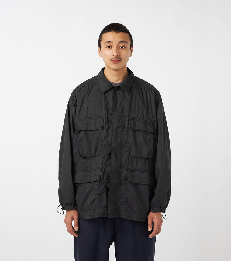 Nanamica LIGHT WEIGHT FIELD JACKET-BLACK