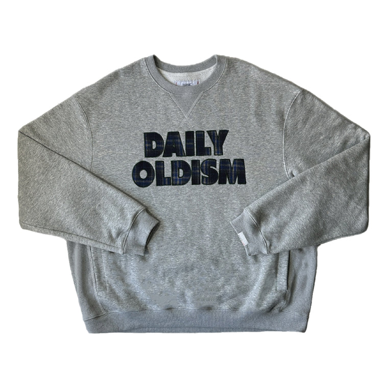 OLDISM LOGO EMBROIDERY SWEATER-GREEN/BLUE