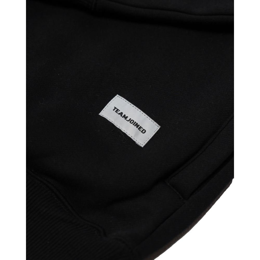 Joinen Merch TEAMJOINED JOINED® LOGO HALF-ZIP OVERSIZED SWEATSHIRT-BLACK - Popcorn Store