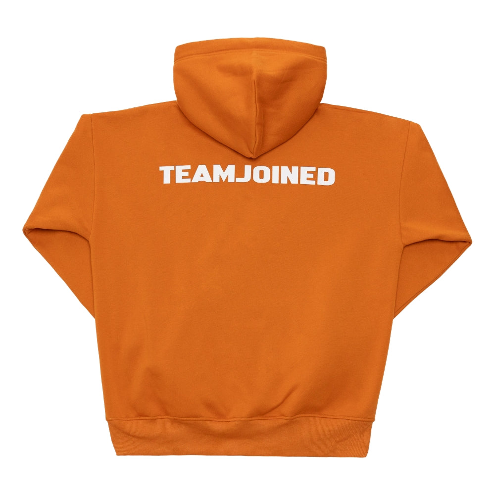 TEAMJOINED JOINED® LOGO OVERSIZED HOODIE-ORANGE