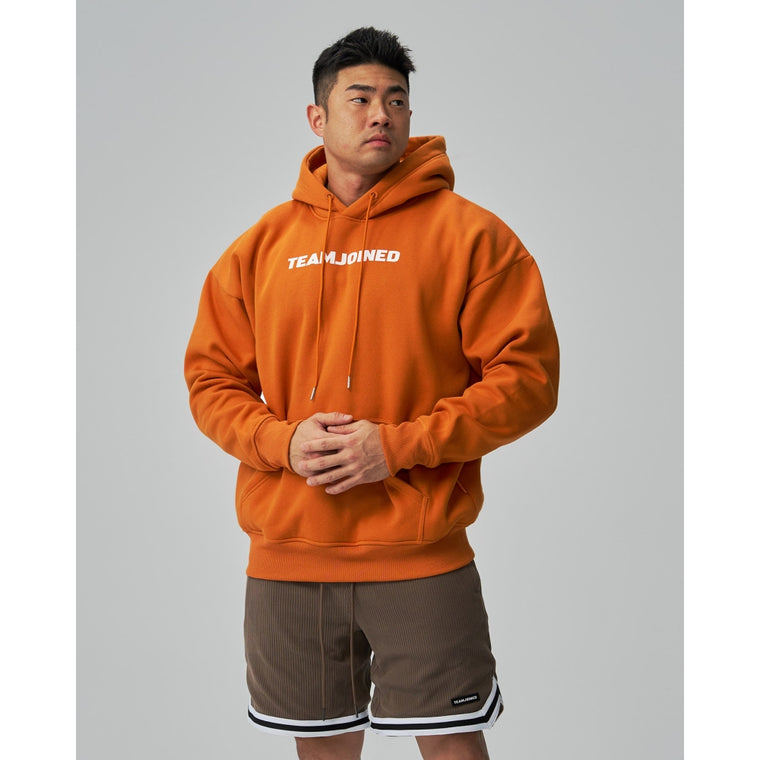 Joinen Merch TEAMJOINED JOINED® LOGO OVERSIZED HOODIE-ORANGE - Popcorn Store