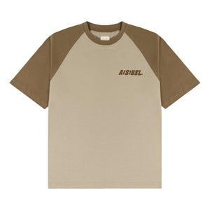 A[S]USL LOGO RAGLAN TEE-BEIGE