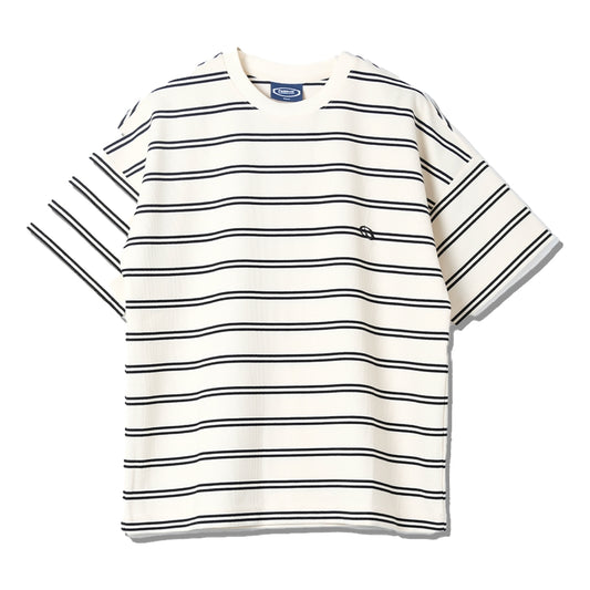 PUBLISH LOGO STRIPES TEE-WHITE/BLACK