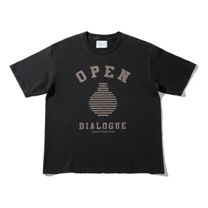 OPEN DIALOGUE LOGO TEE-BLACK