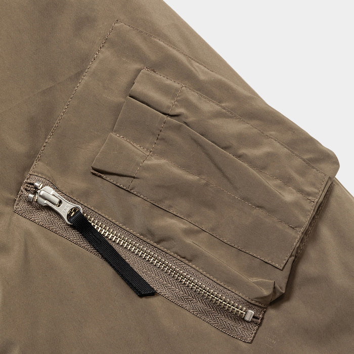 MEANSWHILE LOOP ZIP MA1-KHAKI