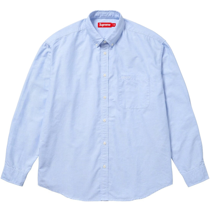 SUPREME LOOSE FIT OXFORD SHIRT-BLUE - Popcorn Store