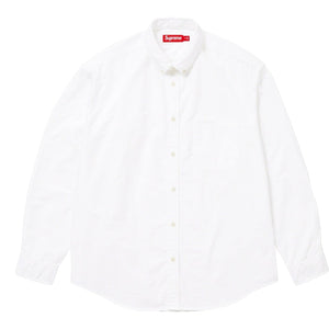 SUPREME LOOSE FIT OXFORD SHIRT-WHITE