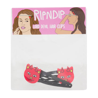 RIPNDIP LORD DEVIL HAIR CLIP-RED