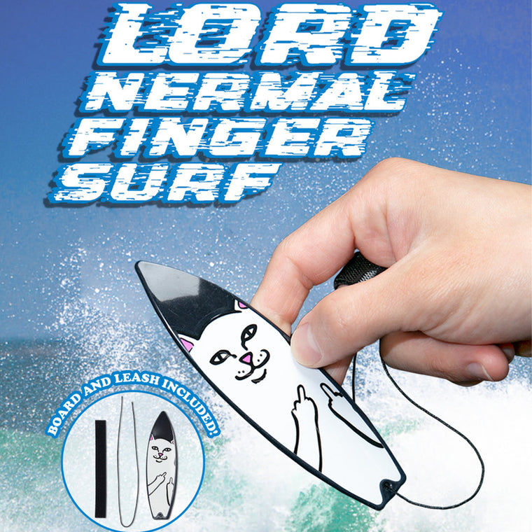 RIPNDIP LORD NERMAL FINGER SURFBOARD-BLACK
