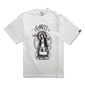 2ND CLOSET LOVE MARIA WASHED T-SHIRT-WHITE