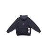 2ND CLOSET "LOVE MILKSHAKE" WASHED HOODY-BLACK