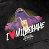 2ND CLOSET "LOVE MILKSHAKE" WASHED HOODY-BLACK