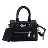 2ND CLOSET "LOVE YOURSELF" MA-1 POCKET NYLON SPEEDY BAG-BLACK