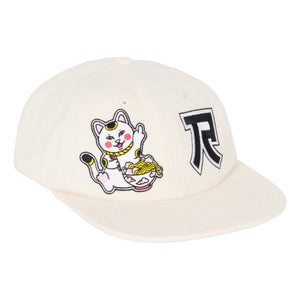 RIPNDIP LUCKY NERM WOOL STRAPBACK-CREAM