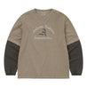 THIS IS NEVER THAT LAYERED L/S TEE-DESERT GREY