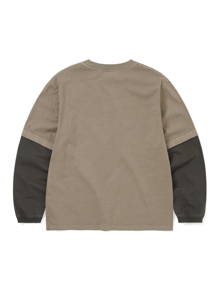 THIS IS NEVER THAT LAYERED L/S TEE-DESERT GREY
