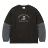 THIS IS NEVER THAT LAYERED L/S TEE-OFF BLACK