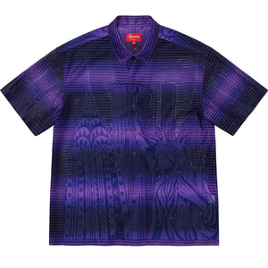 SUPREME LIBERTY LACE SS SHIRT-PURPLE