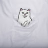 RIPNDIP LORD NERMAL POCKET L/S-WHITE