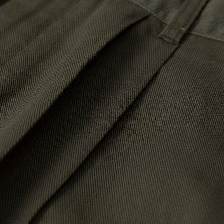 MADNESS 10s DRILL CHINO (FABRIC BY JAPAN)-CHOCOLATE