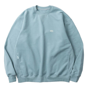 MADNESS MIL-TYPE CREW SWEATER-DUSTY BLUE