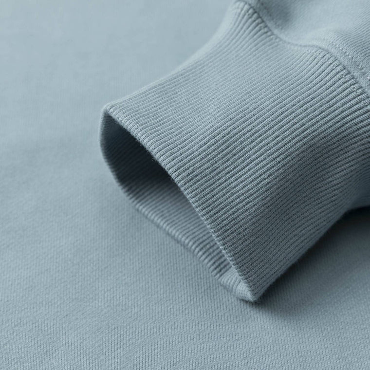 MADNESS MIL-TYPE CREW SWEATER-DUSTY BLUE