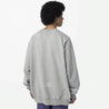 MADNESS MIL-TYPE CREW SWEATER-HEATHER GREY