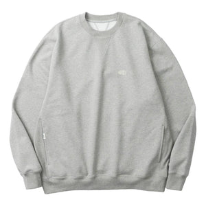 MADNESS MIL-TYPE CREW SWEATER-HEATHER GREY