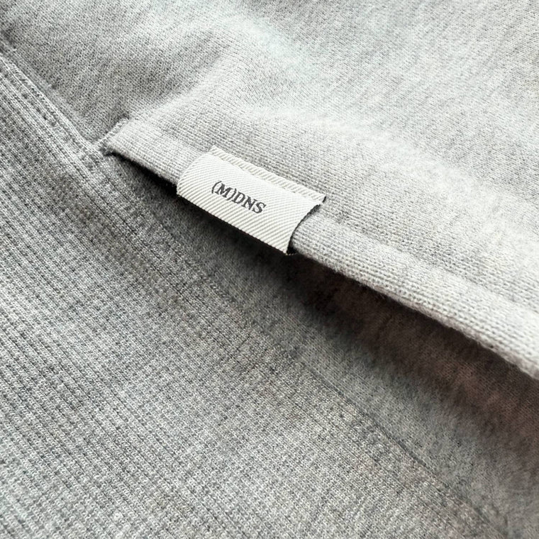 MADNESS MIL-TYPE CREW SWEATER-HEATHER GREY