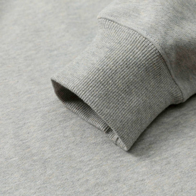 MADNESS MIL-TYPE CREW SWEATER-HEATHER GREY