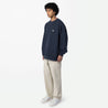 MADNESS MIL-TYPE CREW SWEATER-NAVY