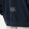 MADNESS MIL-TYPE CREW SWEATER-NAVY