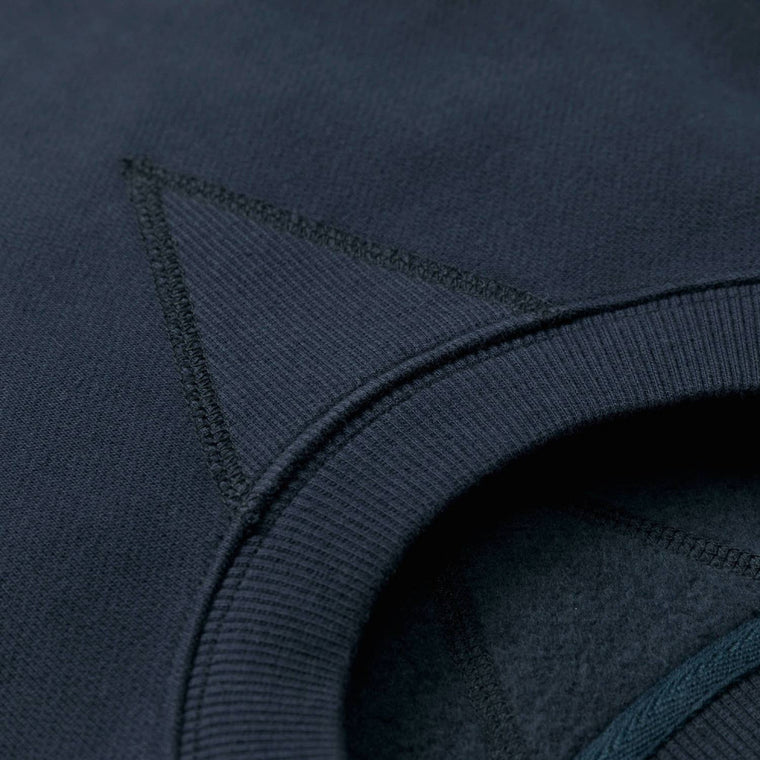 MADNESS MIL-TYPE CREW SWEATER-NAVY