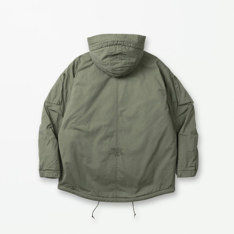 MADNESS MIL-TYPE MOD M51 FIELD COAT-ARMY GREEN