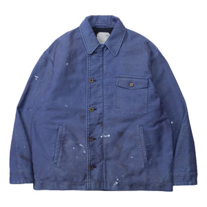 MADNESS MOD A2 DECK JACKET (MOLESKIN) (MADE IN JAPAN)-BLUE IRIS