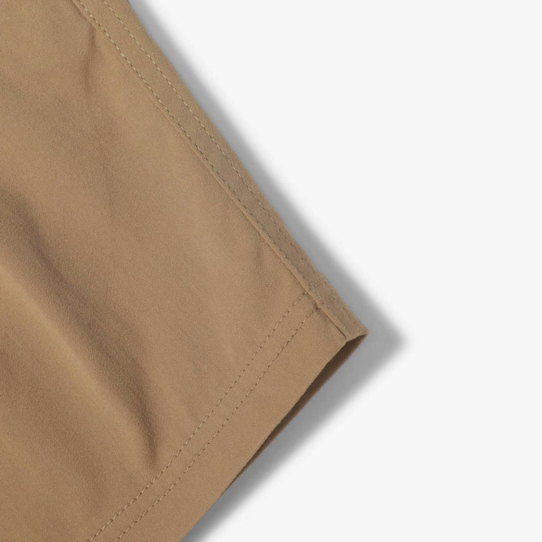 MADNESS POLYESTER CHINO SHORTS-KHAKI
