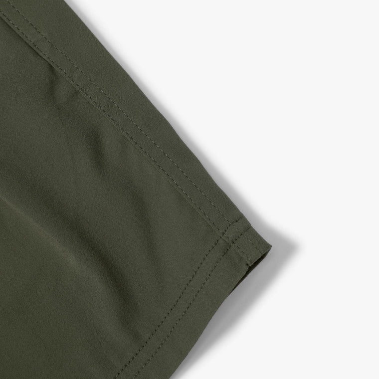 MADNESS POLYESTER CHINO SHORTS-OLIVE