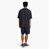 MADNESS POLY KNITTED TEE (FABRIC BY JAPAN)-NAVY