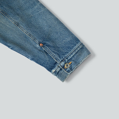 MADNESS MADNESS QUILTED DENIM JACKET-INDIGO