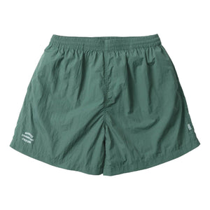 MADNESS STD LOGO NYLON ESSENTIAL SHORTS (16")-AQUA GREEN