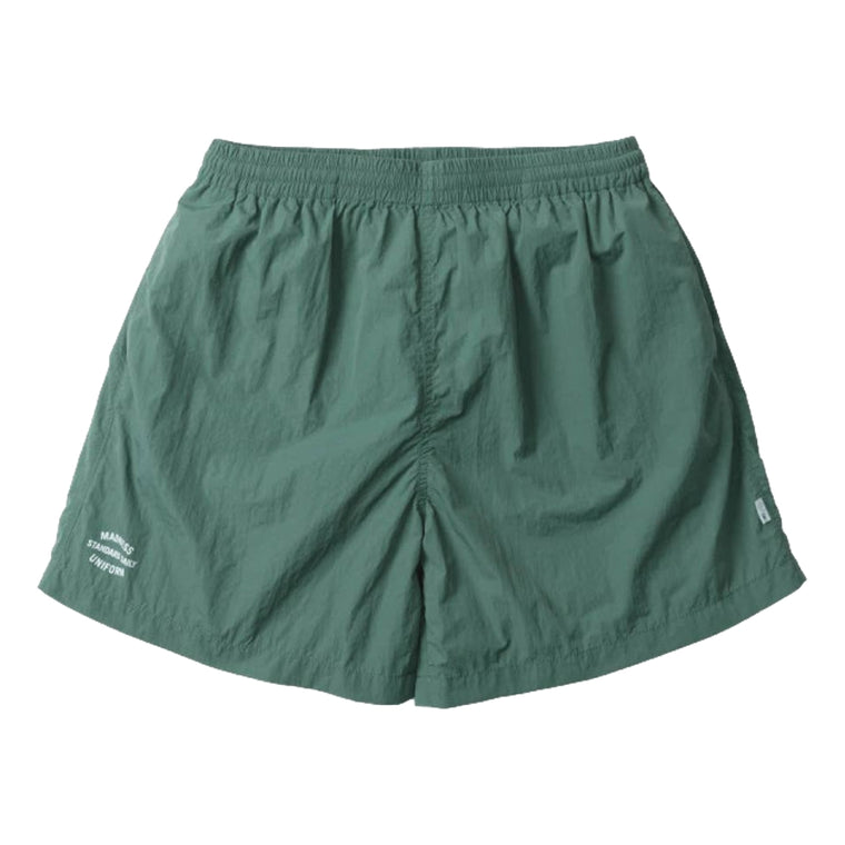MADNESS STD LOGO NYLON ESSENTIAL SHORTS (16")-AQUA GREEN